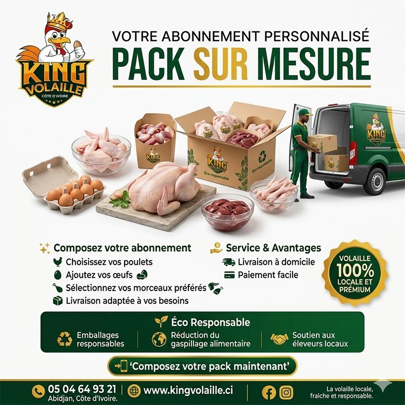 Pack Sur Mesure King Volaille – Créez Votre Abonnement Personnalisé